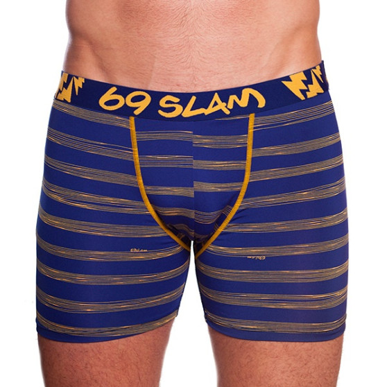 Boxershorts til mænd 69SLAM fit stripes navy