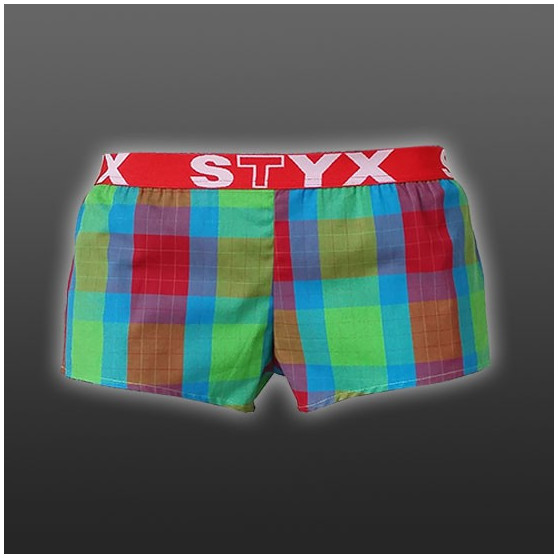 Shorts til kvinder Styx Sport Green Dice (T520)