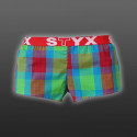 Shorts til kvinder Styx Sport Green Dice (T520)