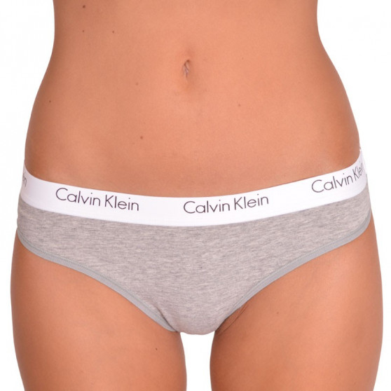 2PACK G-streng til kvinder Calvin Klein grå (QD3583E-020)