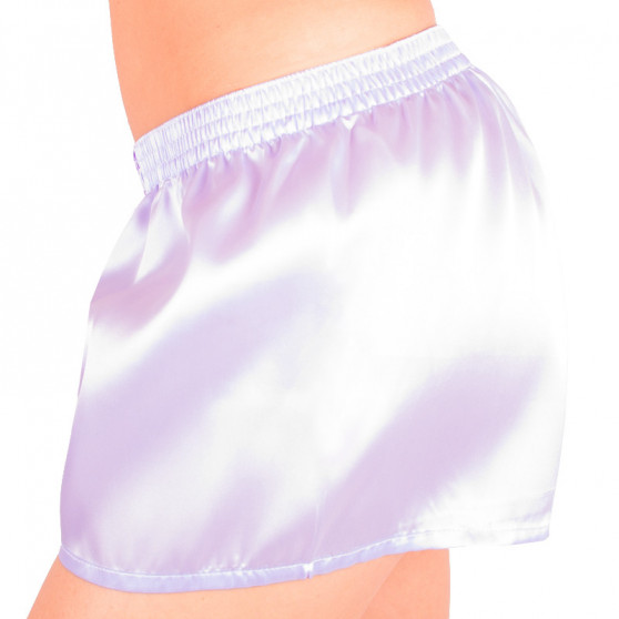 Dameshorts Styx klassisk gummi satin lilla (L587)