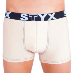 Boxershorts til mænd Styx sport gummi beige (G3)