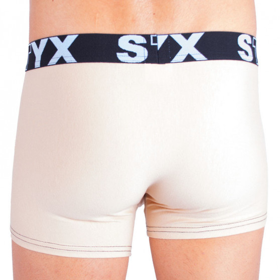 Boxershorts til mænd Styx sport gummi beige (G3)