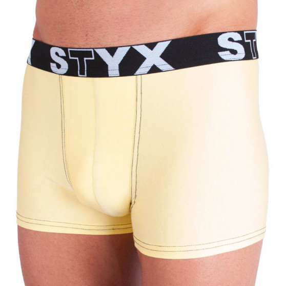 Boxershorts til mænd Styx sport gummi lysegul (G5)