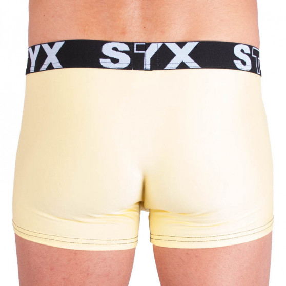 Boxershorts til mænd Styx sport gummi lysegul (G5)