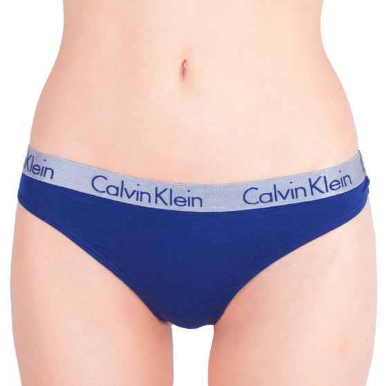 G-streng til kvinder Calvin Klein blå (QD3539E-SX1)