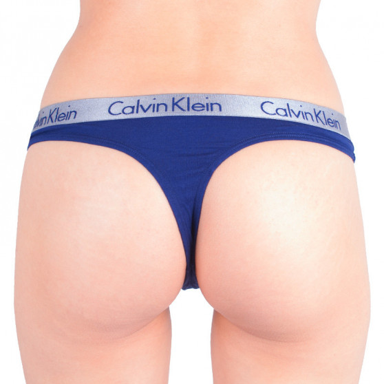 G-streng til kvinder Calvin Klein blå (QD3539E-SX1)