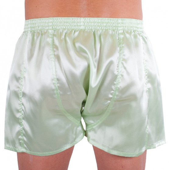 Boxershorts til mænd Styx klassisk gummi satin green (C382)