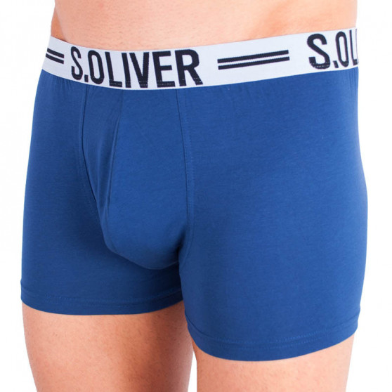 3PACK Boxershorts til mænd S.Oliver blå (26.899.97.4229.12C1)