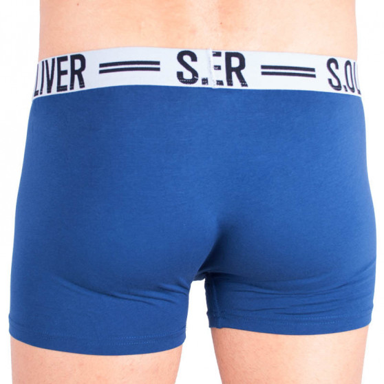 3PACK Boxershorts til mænd S.Oliver blå (26.899.97.4229.12C1)