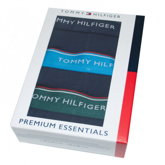 3PACK Boxershorts til mænd Tommy Hilfiger mørkeblå (1U87903842 358)