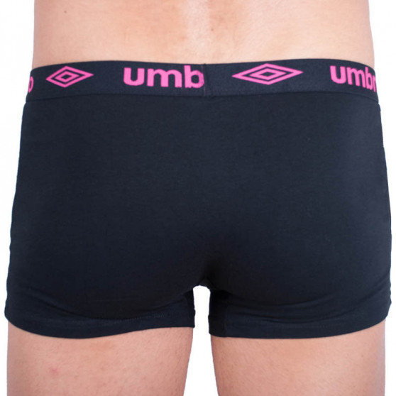 Boxershorts til mænd Umbro kort sort og pink