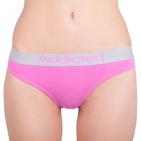 2PACK G-streng til kvinder  lilla pink Addicted