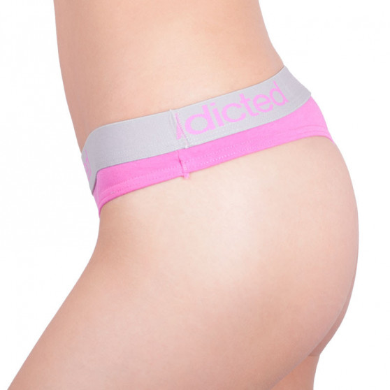 2PACK G-streng til kvinder  lilla pink Addicted