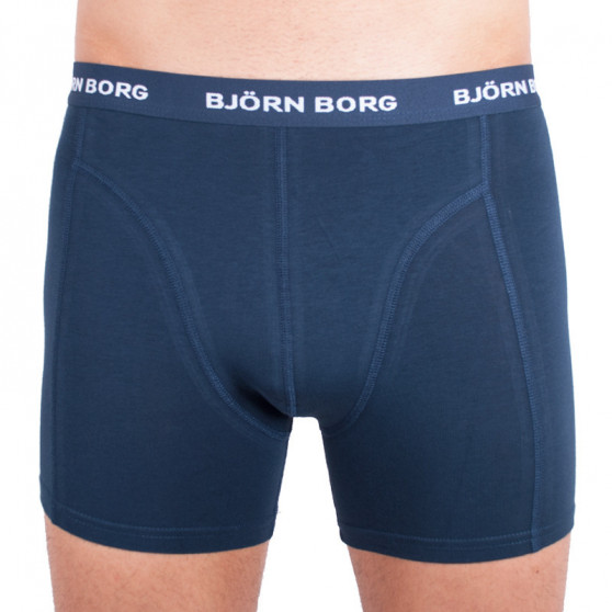 3PACK Boxershorts til mænd Bjorn Borg blå (9999-1024-71191)