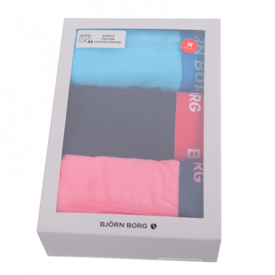 3PACK Boxershorts til mænd Bjorn Borg flerfarvet (1811-1117-70391)