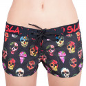 Badetøj til kvinder 69SLAM shorts hibiscus skull sort