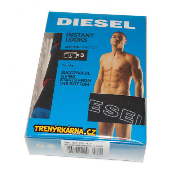 3PACK Boxershorts til mænd Diesel flerfarvet (00SAB2-0BATD-E3959)