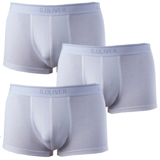 3PACK Boxershorts til mænd S.Oliver hvid (26.899.97.4243.12B7)