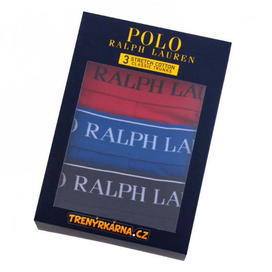 3PACK Boxershorts til mænd Ralph Lauren flerfarvet (714662050001)