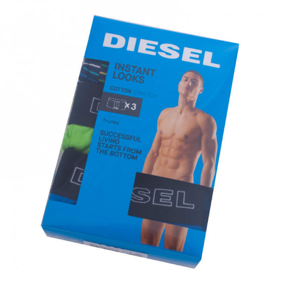 3PACK Boxershorts til mænd Diesel flerfarvet (00SAB2-0CATE-E4029)