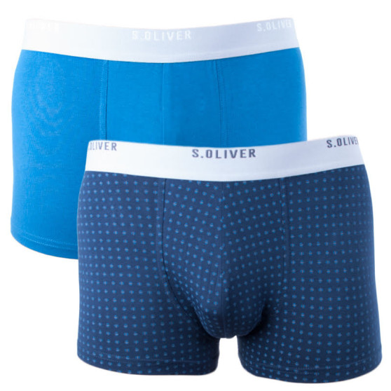 2PACK Boxershorts til mænd S.Oliver blå (26.899.97.4240 17E2)