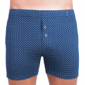 Boxershorts til mænd Molvy blå med anker (MP-991-BBU)