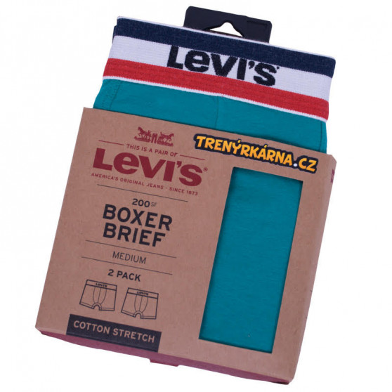 2PACK Boxershorts til mænd Levis flerfarvet (985016001 315)