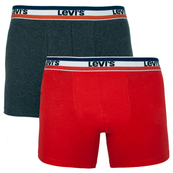 2PACK Boxershorts til mænd Levis flerfarvet (985016001 786)