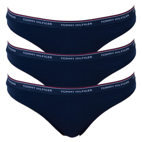 3PACK G-streng til kvinder Tommy Hilfiger mørkeblå (UW0UW00048 416)