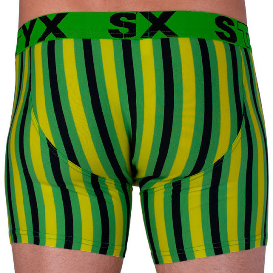 Boxershorts til mænd Styx lang sportselastik flerfarvet (U865)