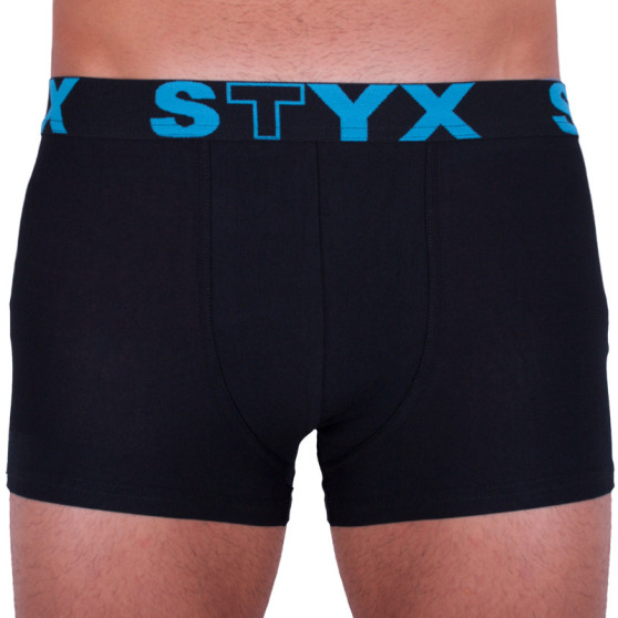 Boxershorts til mænd Styx sport gummi overstørrelse sort (R961)