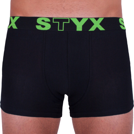 Boxershorts til mænd Styx sport gummi overstørrelse sort (R962)