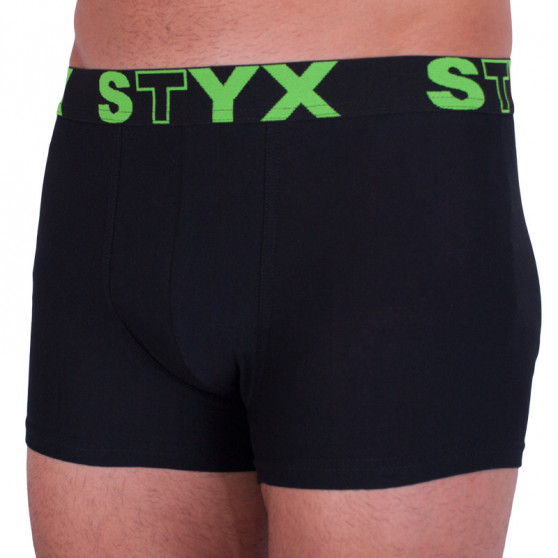 Boxershorts til mænd Styx sport gummi overstørrelse sort (R962)