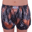 Dameshorts Styx klassisk gummi satin flerfarvet (L683)