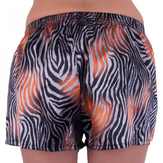 Dameshorts Styx klassisk gummi satin flerfarvet (L683)