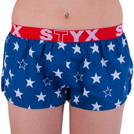 Dameshorts Styx kunst sport gummistjerner (T658)