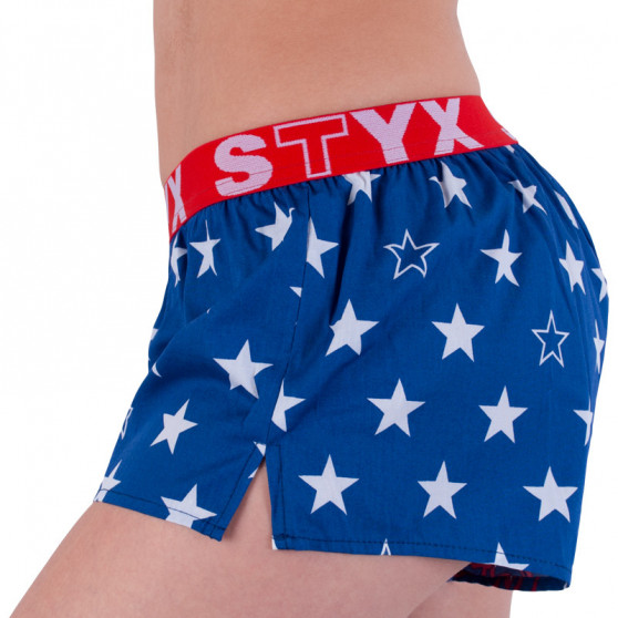 Dameshorts Styx kunst sport gummistjerner (T658)