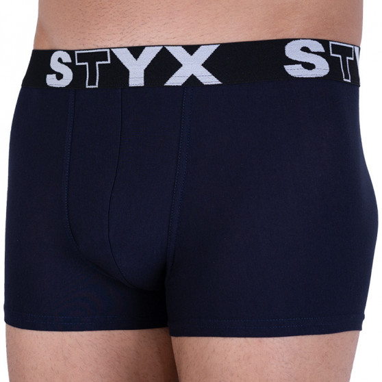 Boxershorts til mænd Styx sportselastik mørkeblå (G963)