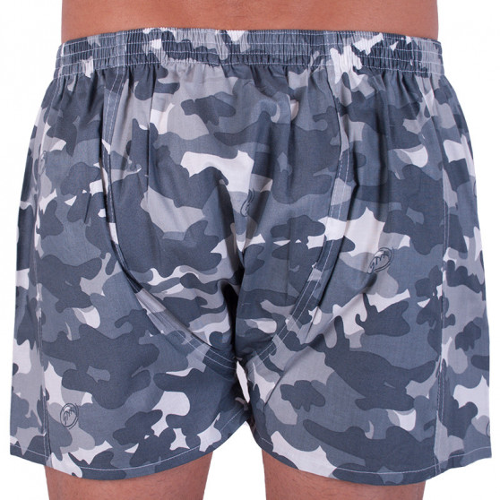 Boxershorts til mænd Styx art klassisk gummi grey camouflage (A656)