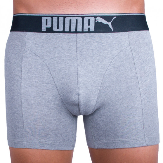 3PACK Boxershorts til mænd Puma grå (681030001 032)