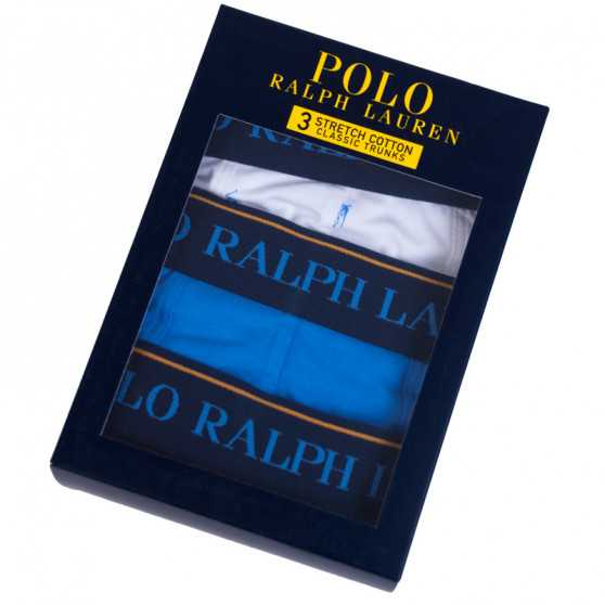 3PACK Boxershorts til mænd  flerfarvet 714662050027 Ralph Lauren