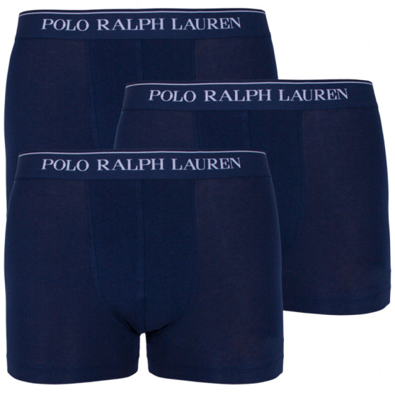 3PACK Boxershorts til mænd Ralph Lauren mørkeblå (714513424006)