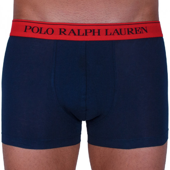 3PACK Boxershorts til mænd Ralph Lauren mørkeblå (714662050007)