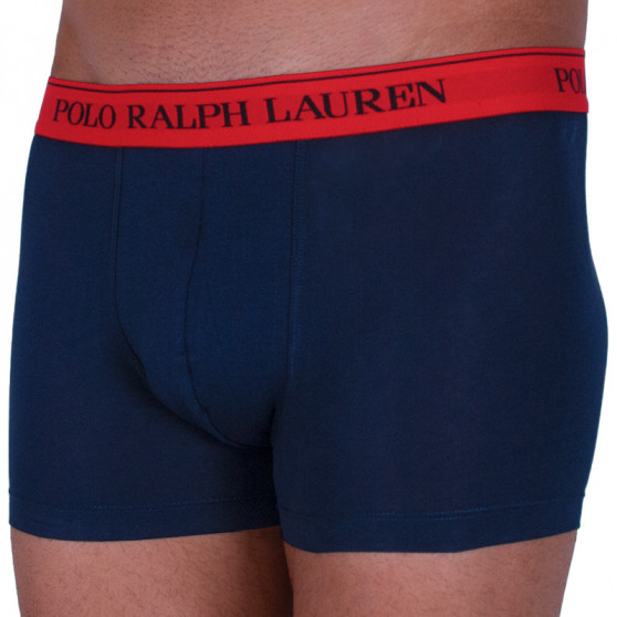 3PACK Boxershorts til mænd Ralph Lauren mørkeblå (714662050007)