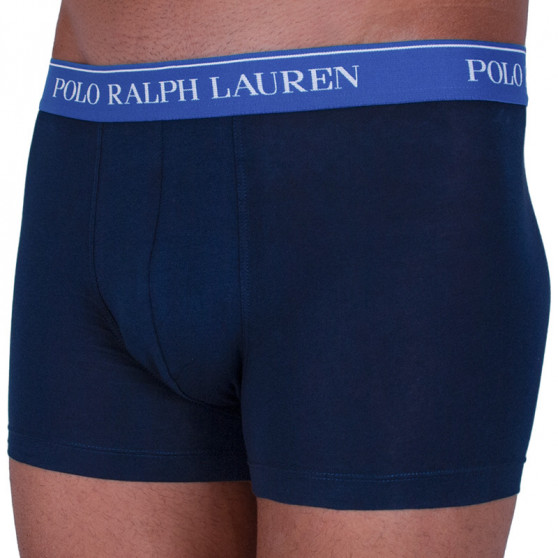 3PACK Boxershorts til mænd Ralph Lauren mørkeblå (714662050007)