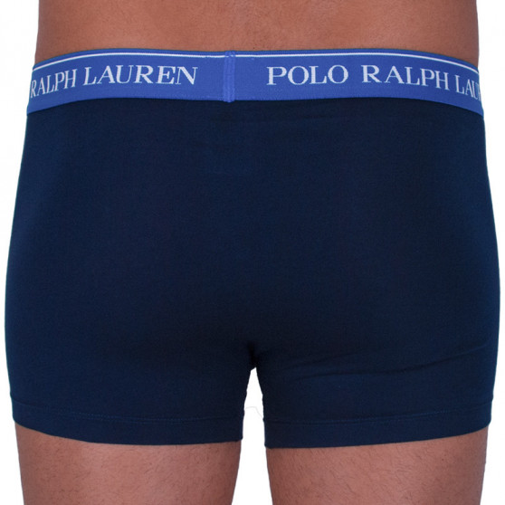 3PACK Boxershorts til mænd Ralph Lauren mørkeblå (714662050007)