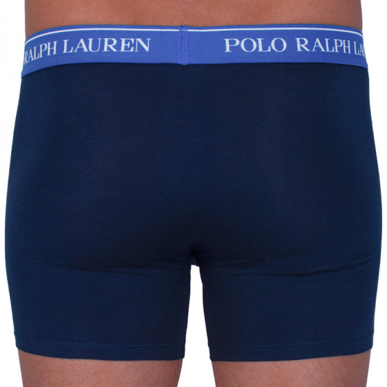 3PACK Boxershorts til mænd Ralph Lauren mørkeblå (714713772004)