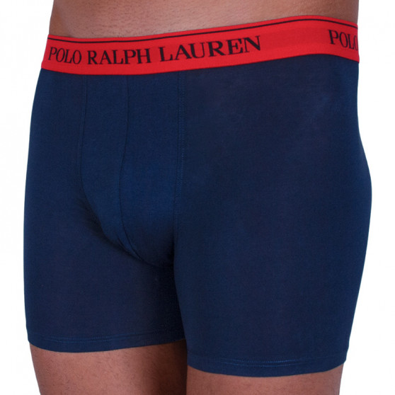 3PACK Boxershorts til mænd Ralph Lauren mørkeblå (714713772004)