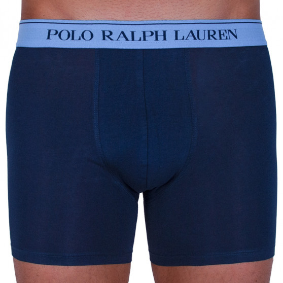 3PACK Boxershorts til mænd Ralph Lauren mørkeblå (714713772004)